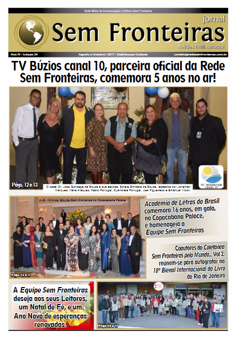 Jornal Sem Fronteiras - Agosto a Outubro/17 - Edição 24